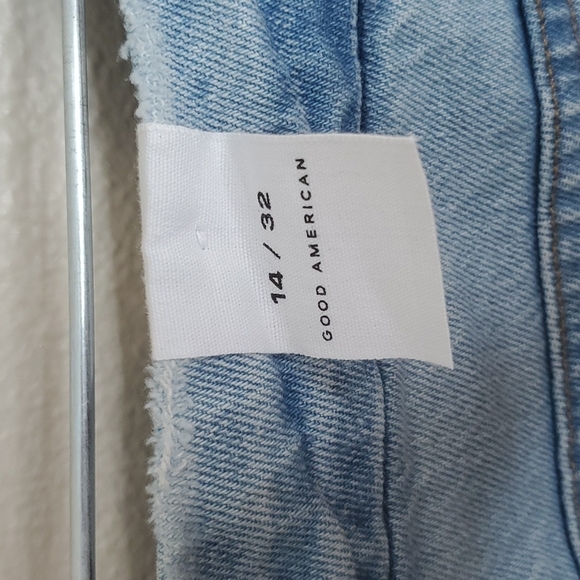 GOOD AMERICAN The Weekender Good Girlfriend High Rise Jean In Light Blue… - Picture 3 of 11